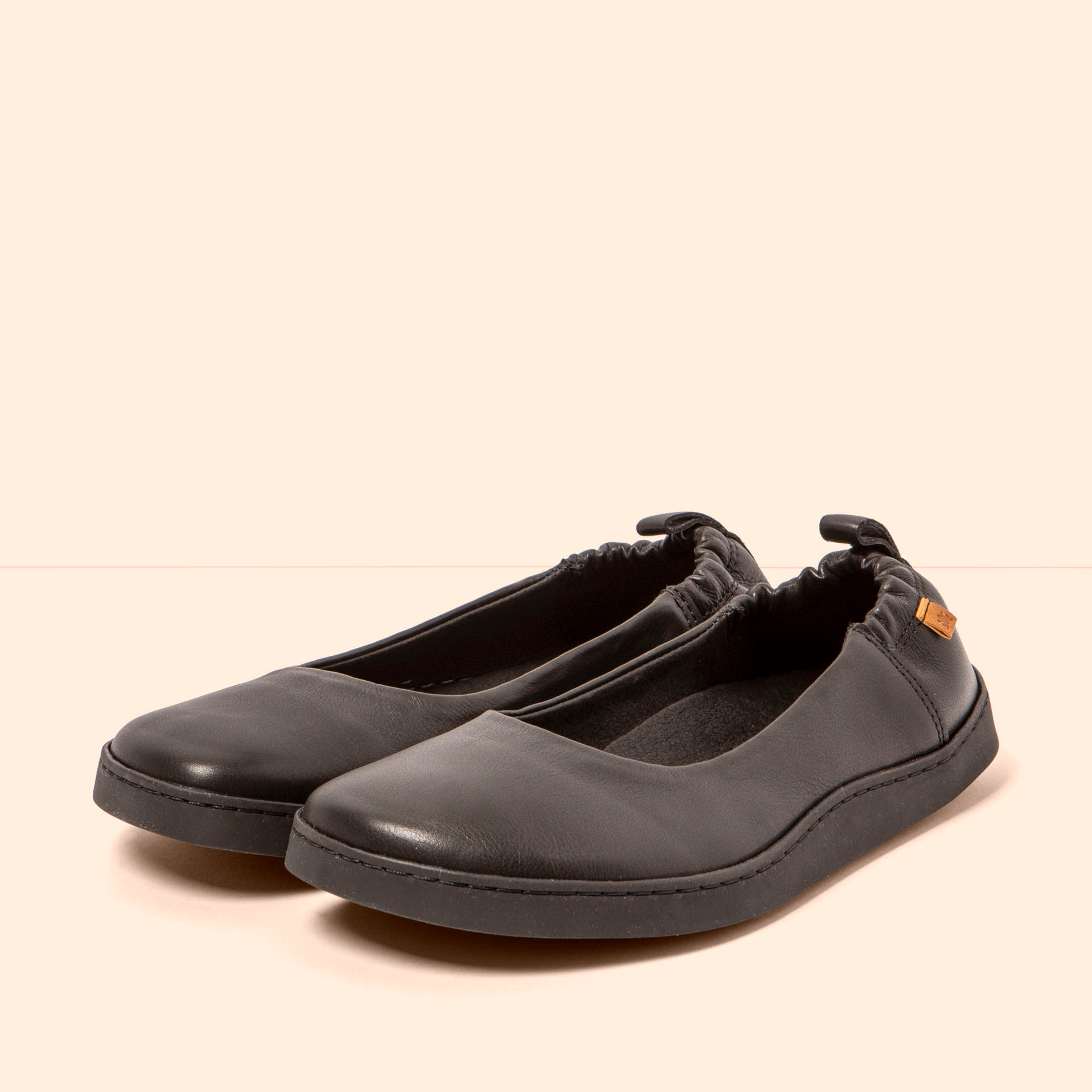 Bailarinas N5912 SOFT NAPPA BLACK/ ORIGEN color Black