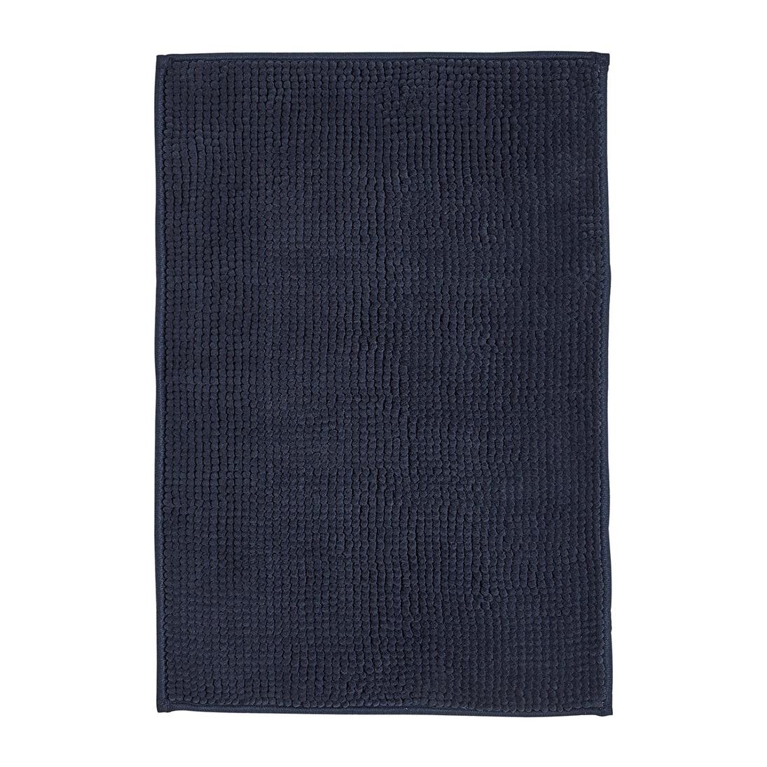 Tapis de bain Bubble uni ESSENTIAL bleu marine