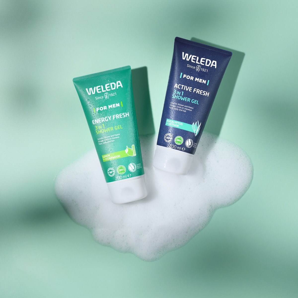 WELEDA -  DUO Douche Homme Energy Fresh 3en1