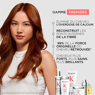 Premiere - Shampoing décalcifiant réparateur pour cheveux abîmés