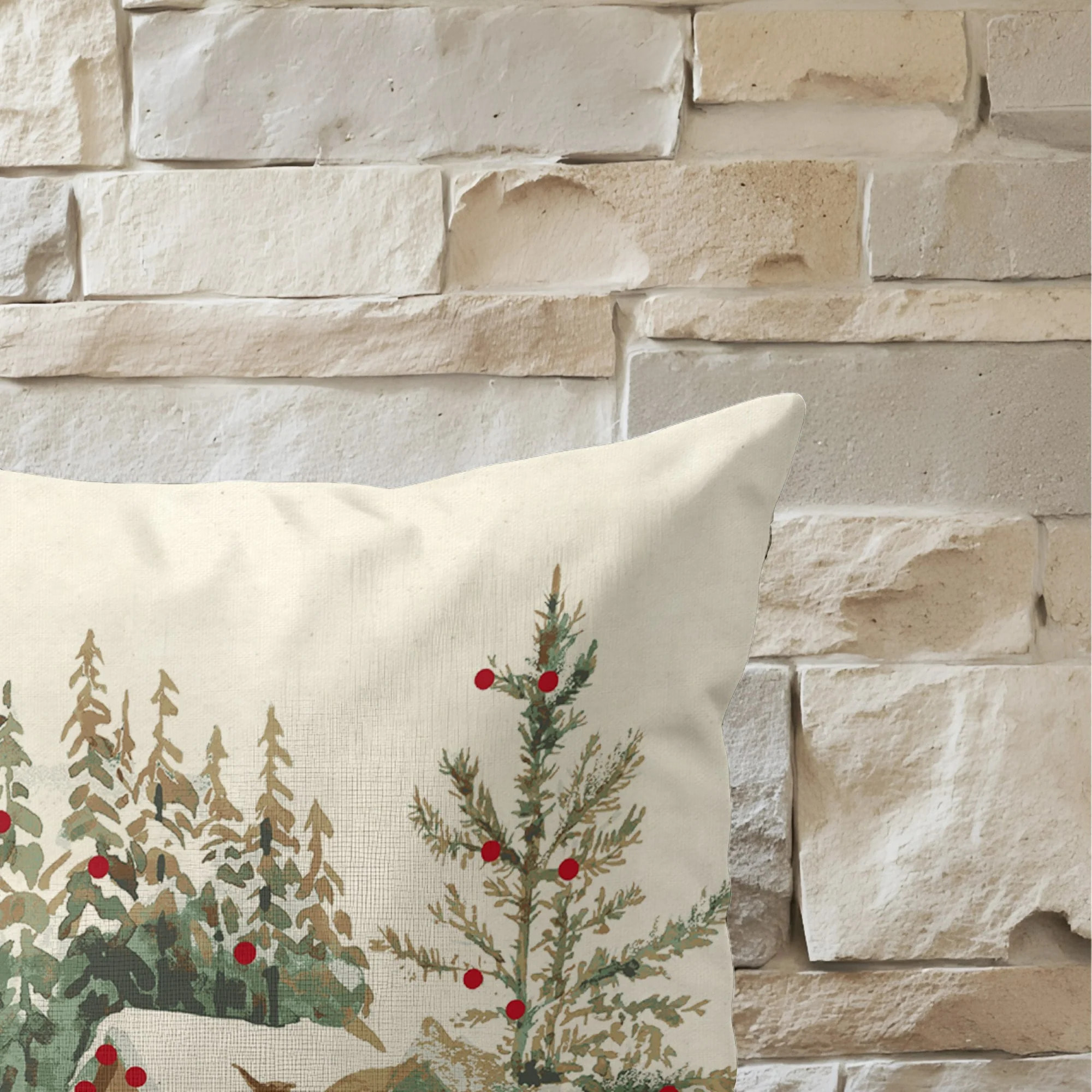 Housse de coussin Christmas Ciervo A