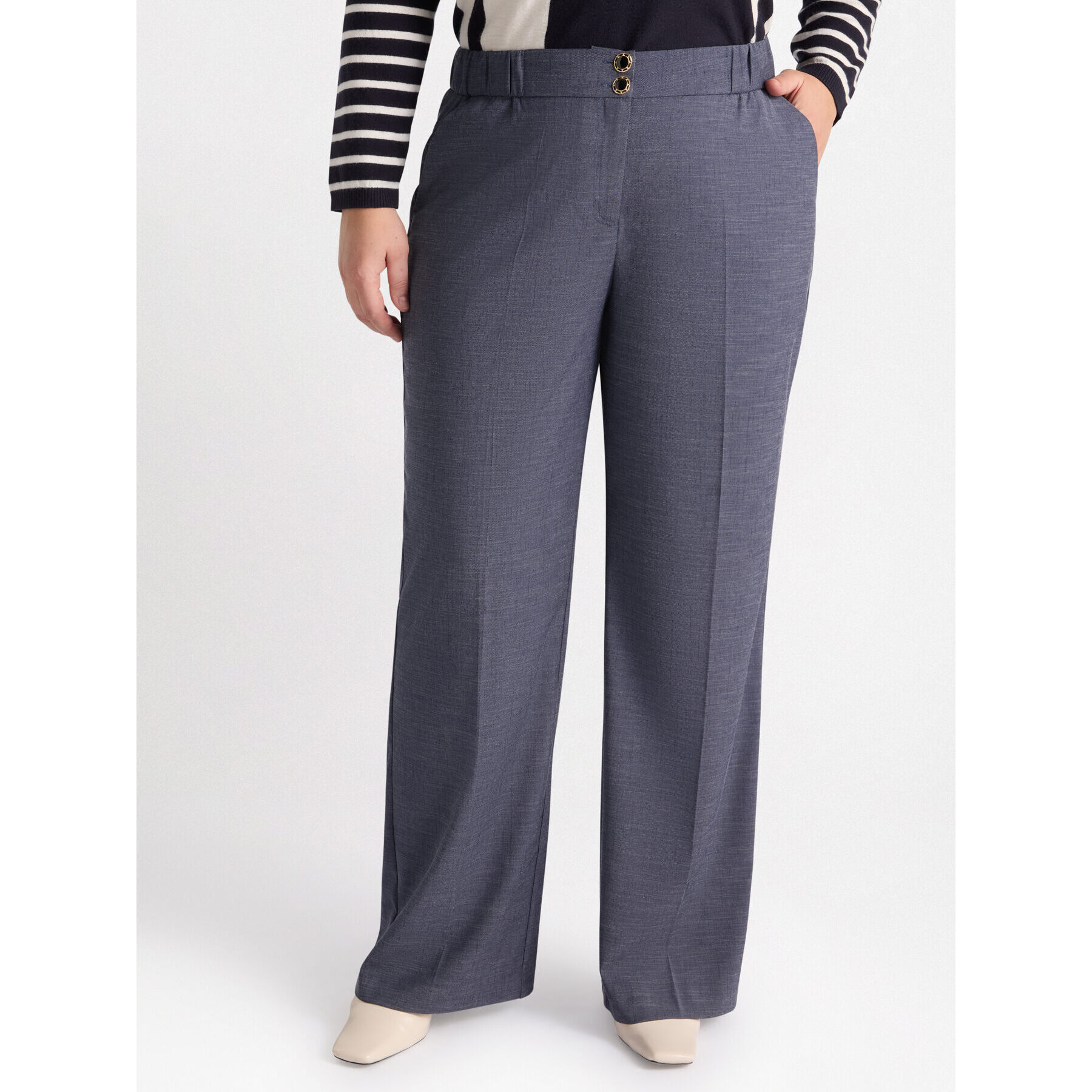 Fiorella Rubino - Pantaloni wide leg - Blu