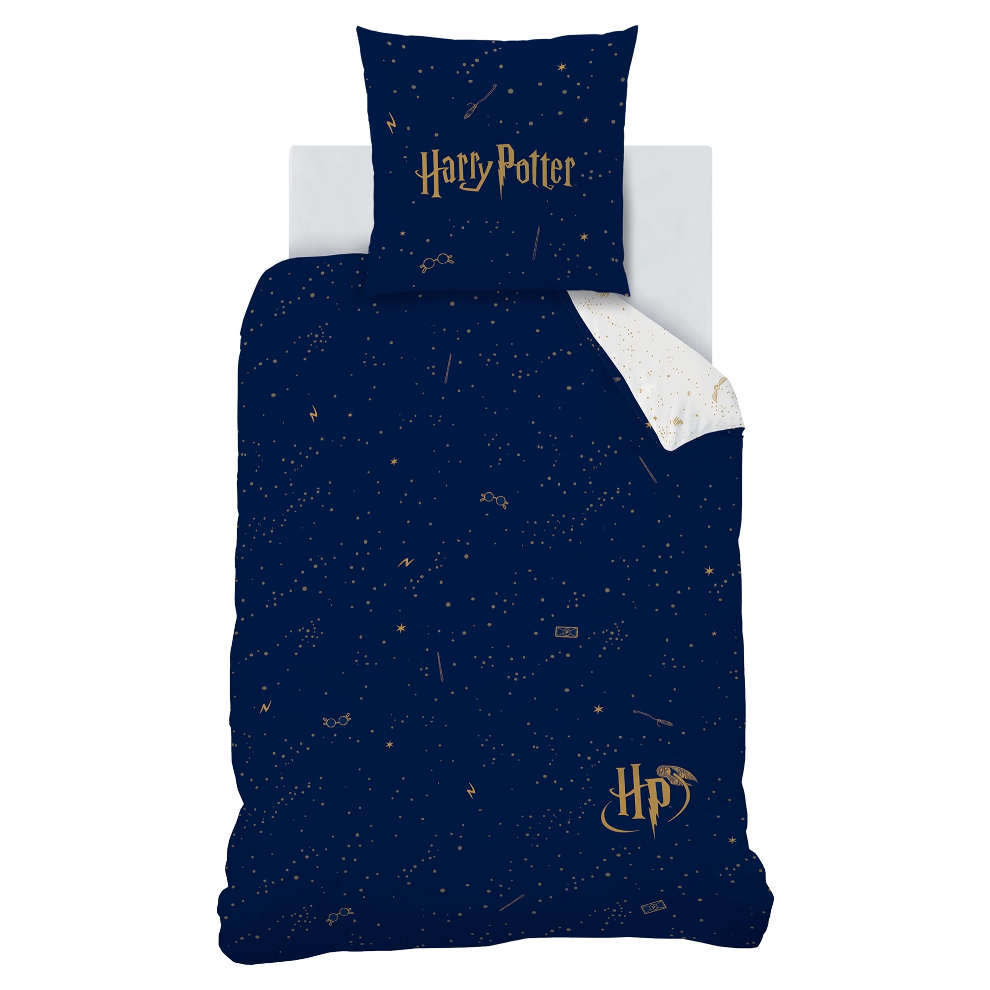 Parure de lit imprimée 100% coton, HARRY POTTER ICONIC