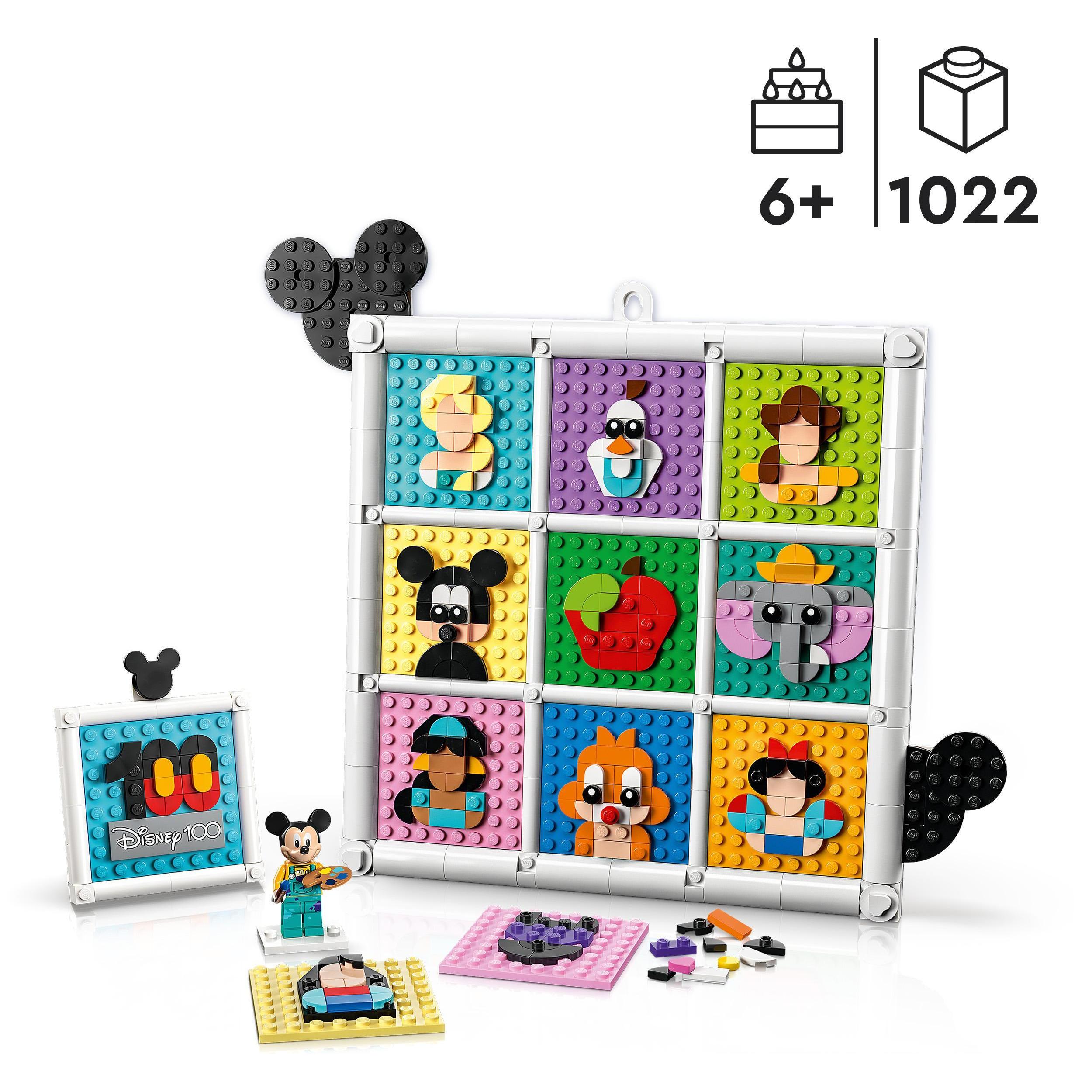 LEGO DISNEY CLASSIC 43221 - 100 ANNI DI ICONE DISNEY