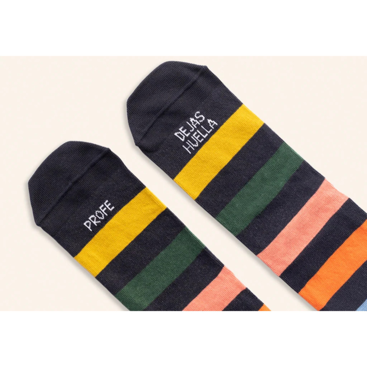 Calcetines "Profe dejas huella" Rayas talla 35-38