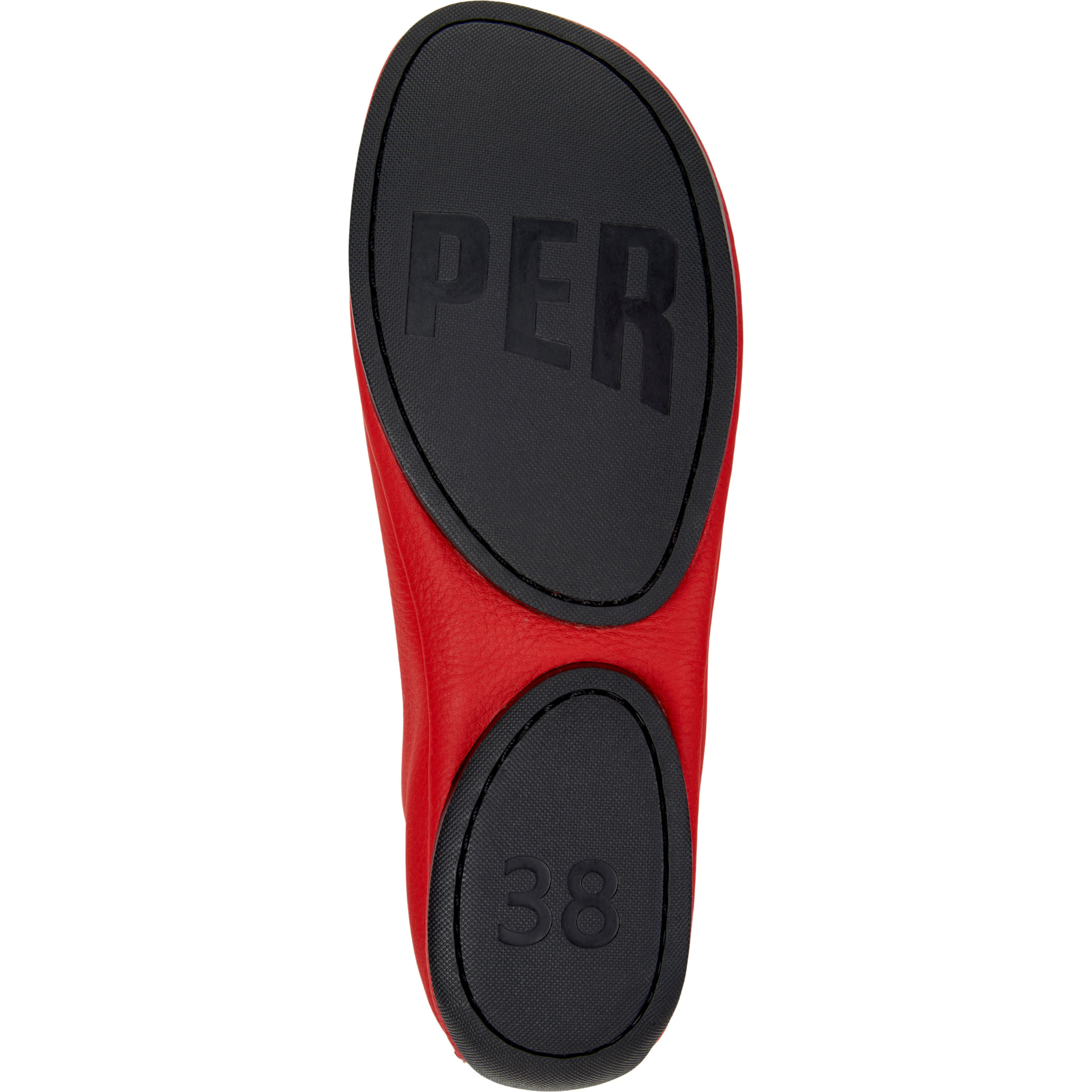 Ballerine - CAMPER Right Nina - Rosso - Pelle liscia