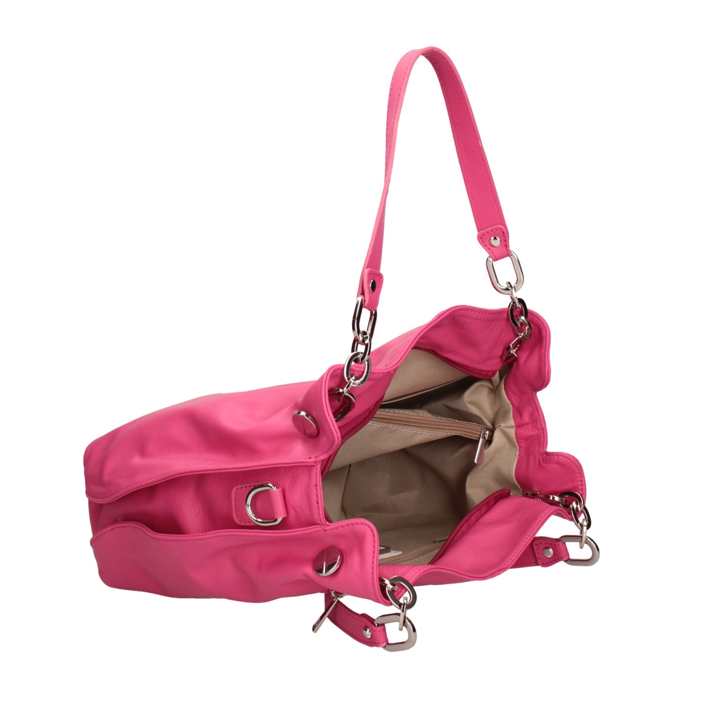Borsa a mano da donna Made in Italy - Modello Ereba - 100% pelle - 38.0 x 30.0 x 12.0 cm