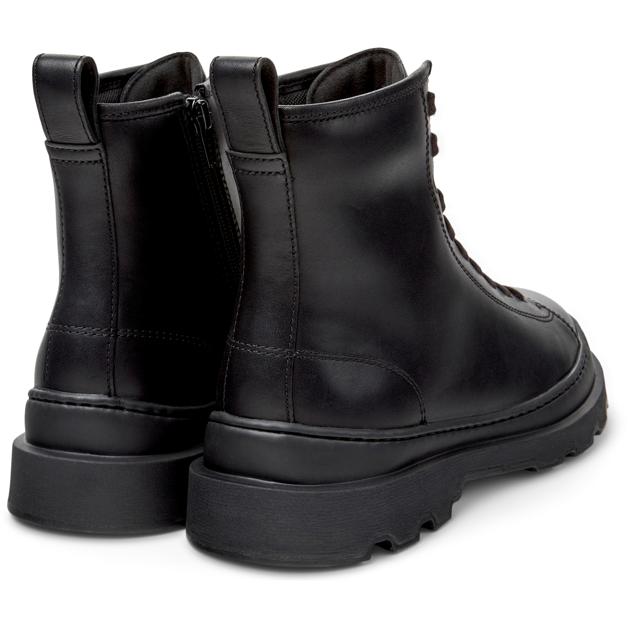 Botines - CAMPER Brutus+ - Negro - Cuero liso