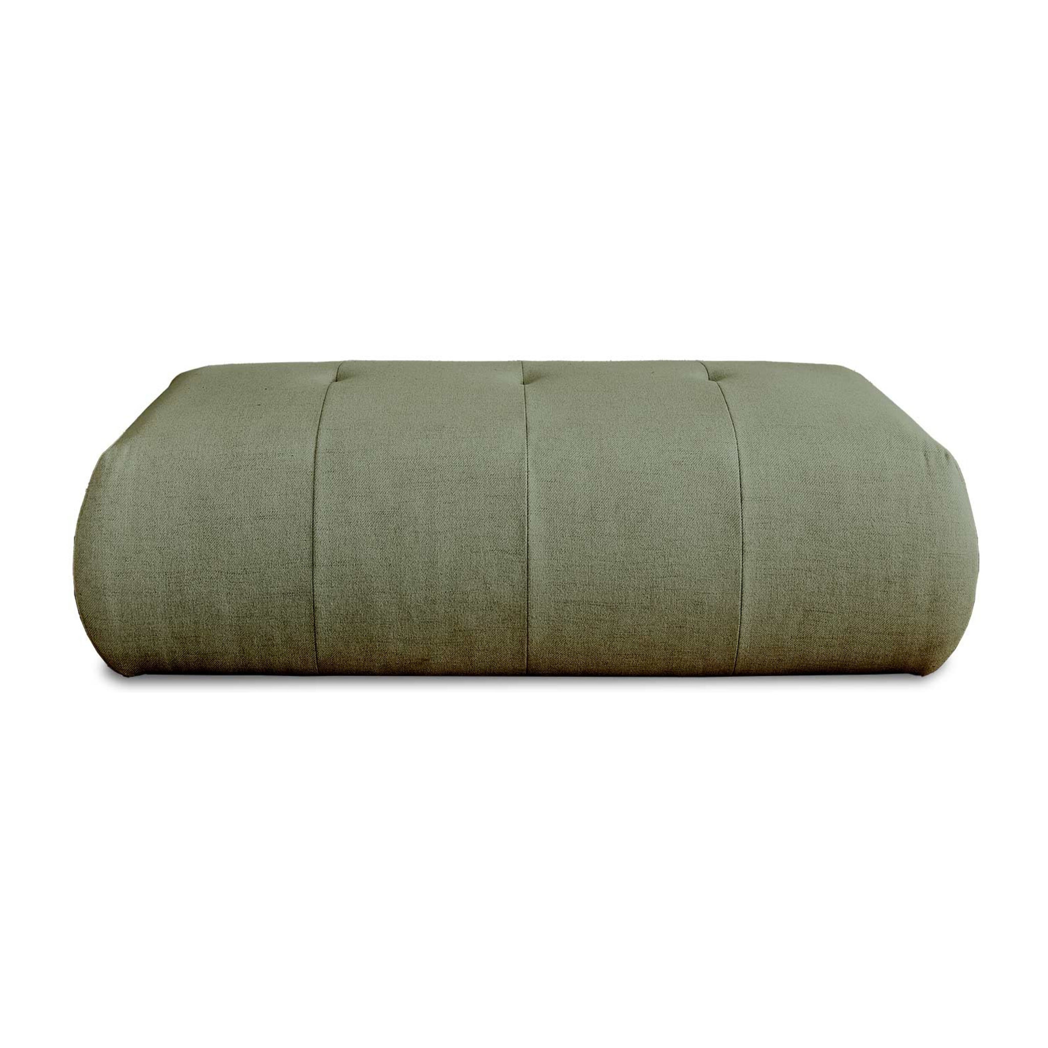 Onyx - pouf modulable - en tissu - Vert sauge