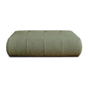 Onyx - pouf modulable - en tissu - Vert sauge