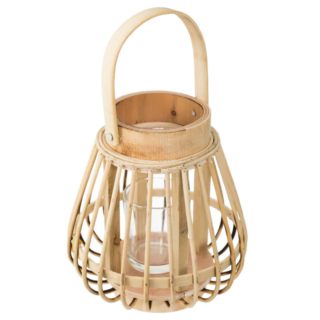 Lanterne "Rania" en rotin 14x16cm