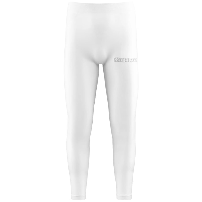 Pantalone Intimo Kappa Uomo Donna KOMBAT SKIN BANT Bianco