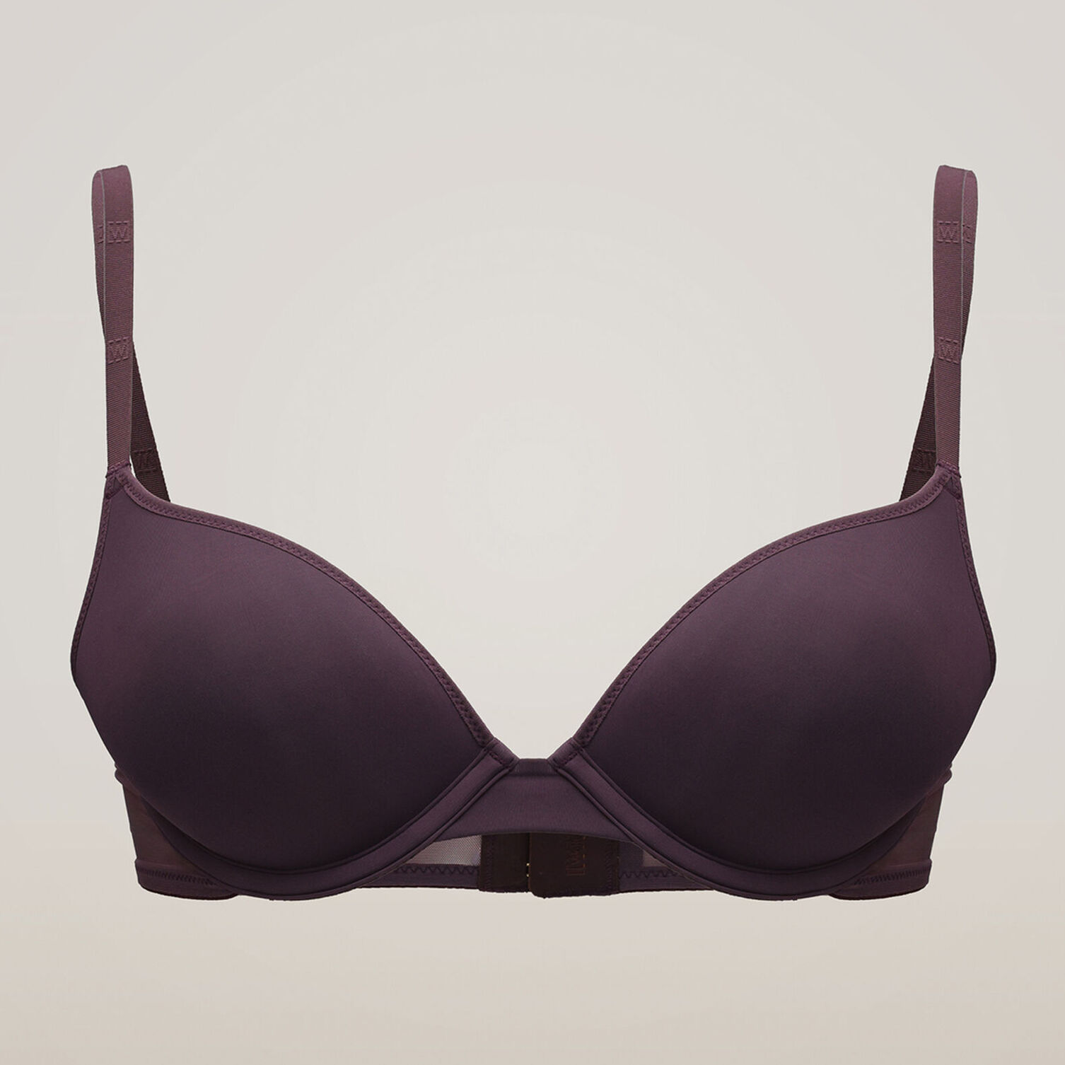 Reggiseno a copp Sheer Opaque Push-Up Bra