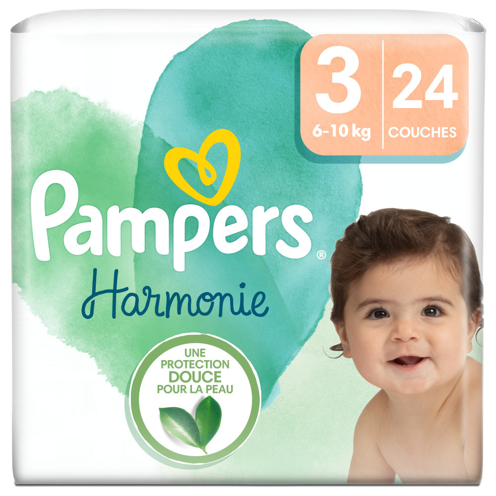 4x24 Couches Harmonie Taille 3, Pampers