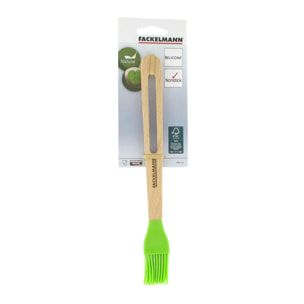 Pinceau de cuisine et de pâtisserie 26 cm en poils silicone Fackelmann Nature