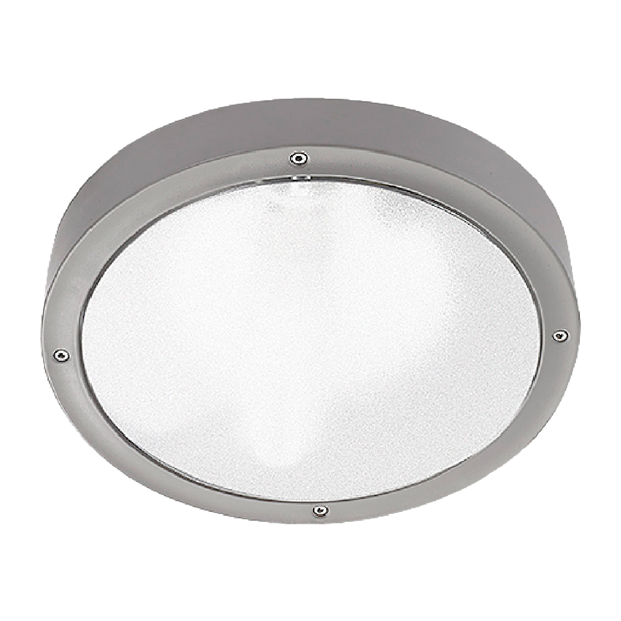 LEDS C4 Plafon ip66 basic aluminium ø260mm led 14.5w 4000k gris 1253lm