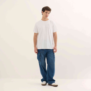 Camiseta Básica Algodón Orgánico Blanca ESSENTIALS T-SHIRT WHITE