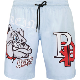 PHILIPP PLEIN Swim Trunks BULLDOGS