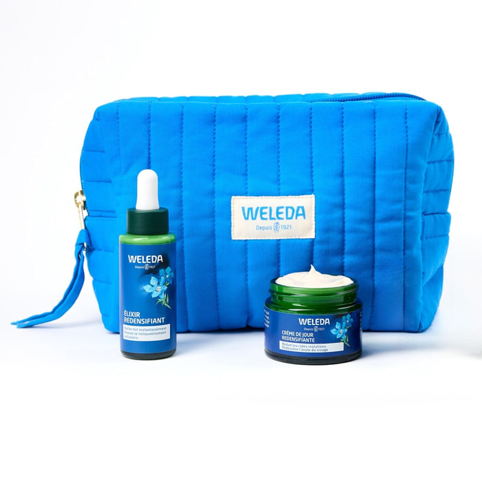 WELEDA - TROUSSE VISAGE GENTIANE BLEUE : Crème de Jour + Elixir - 40+30ml