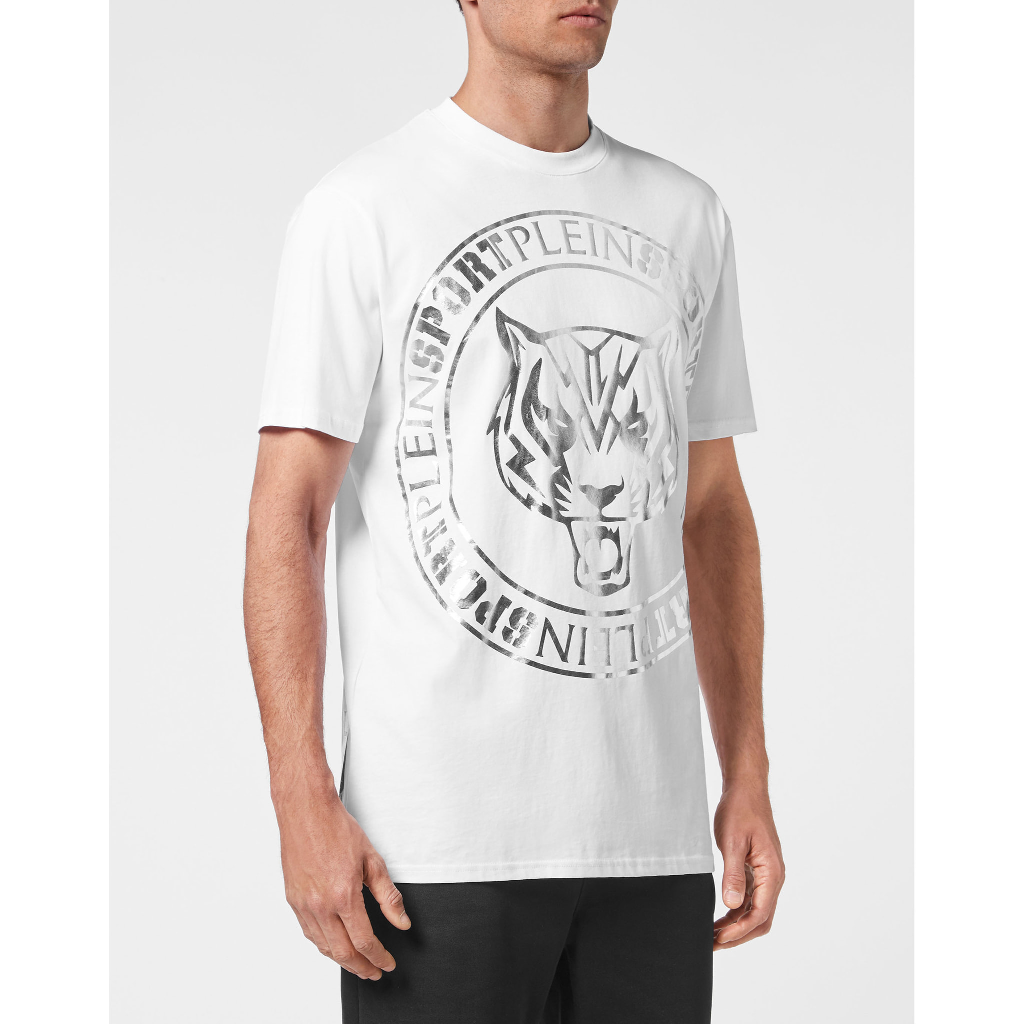 PLEIN SPORT Camiseta Cuello Redondo TIGER