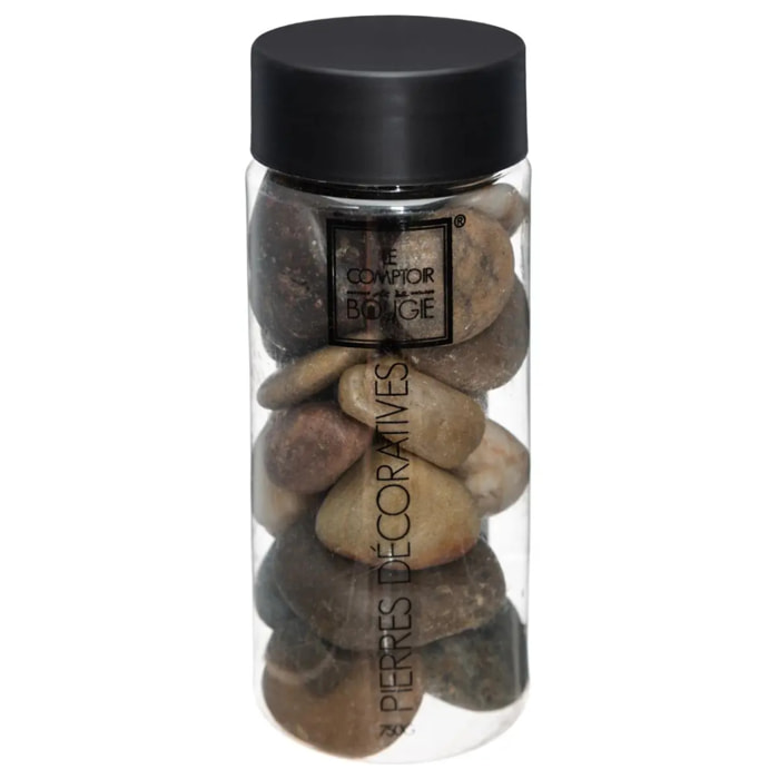Pierres déco grand modèle marron 750g