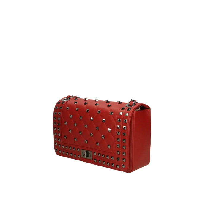 Borsa a tracolla da donna In Vera pelle Made in Italy 22x13x7 cm