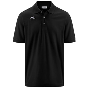Kappa - Polo Shirts Uomo Nero - Logo Sharas Mss