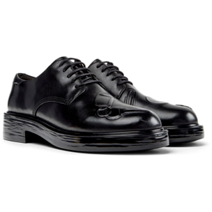 Scarpe stringate - CAMPER Dean Twins - Nero - Pelle liscia