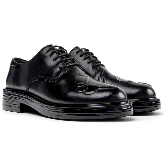 Scarpe stringate - CAMPER Dean Twins - Nero - Pelle liscia