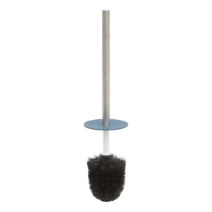 Brosse WC Colorama en céramique H.40cm bleu