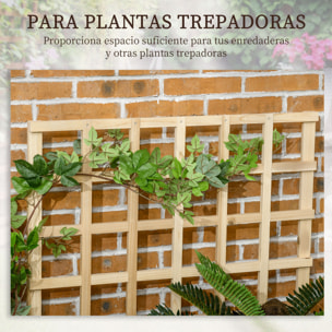 Jardinera de 3 Niveles con Enrejado Escalera de Huerto Urbano de Madera con Tela no Tejida para Cultivos Verduras Flores Hierbas 95x95x110 cm Natural