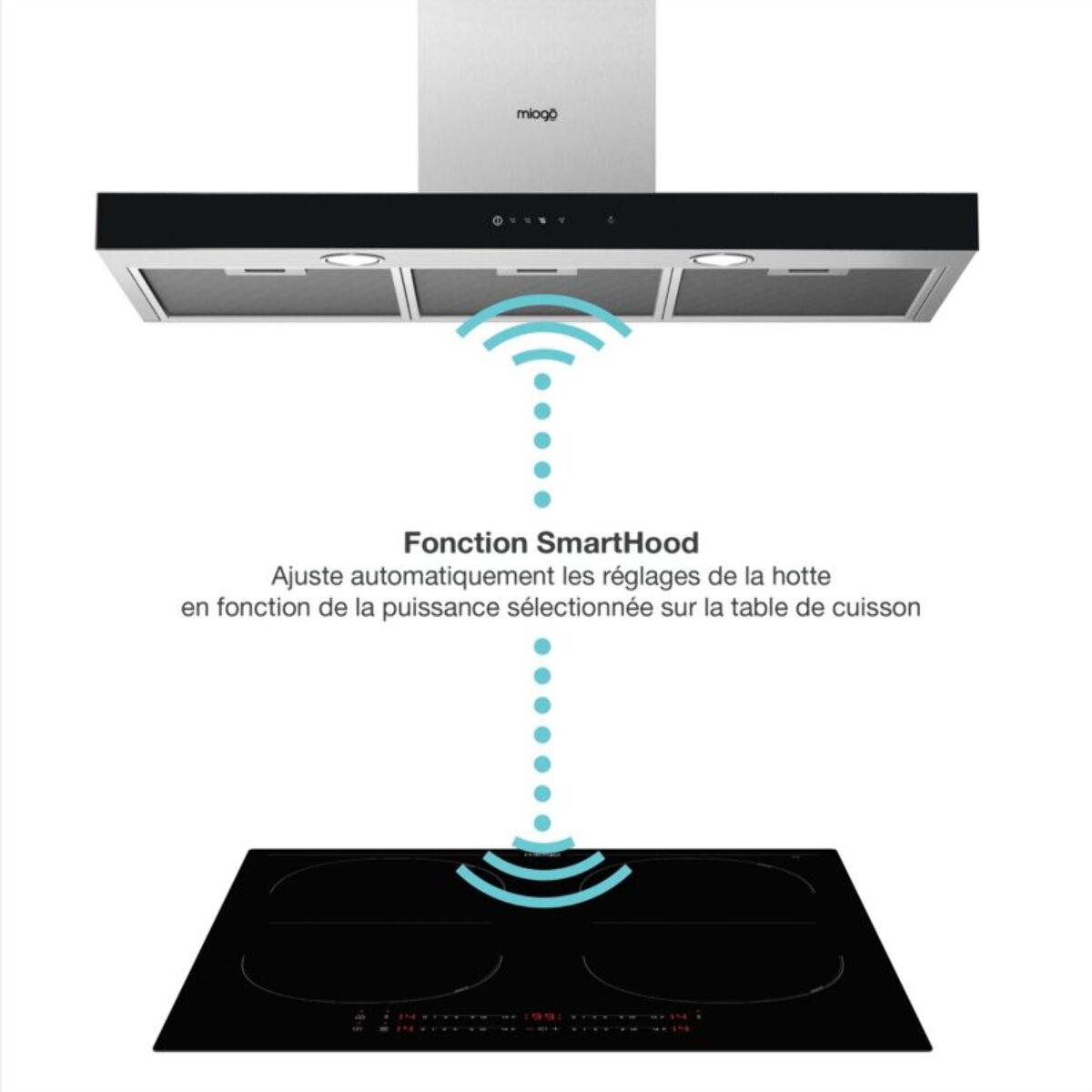 Table induction MIOGO MHI601SH SmartHood