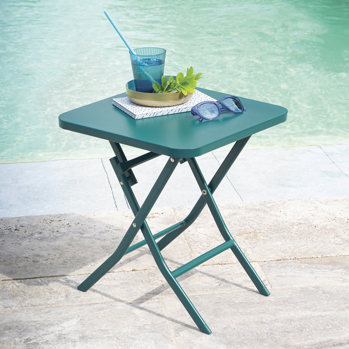 Table d’appoint Greensboro bleu canard
