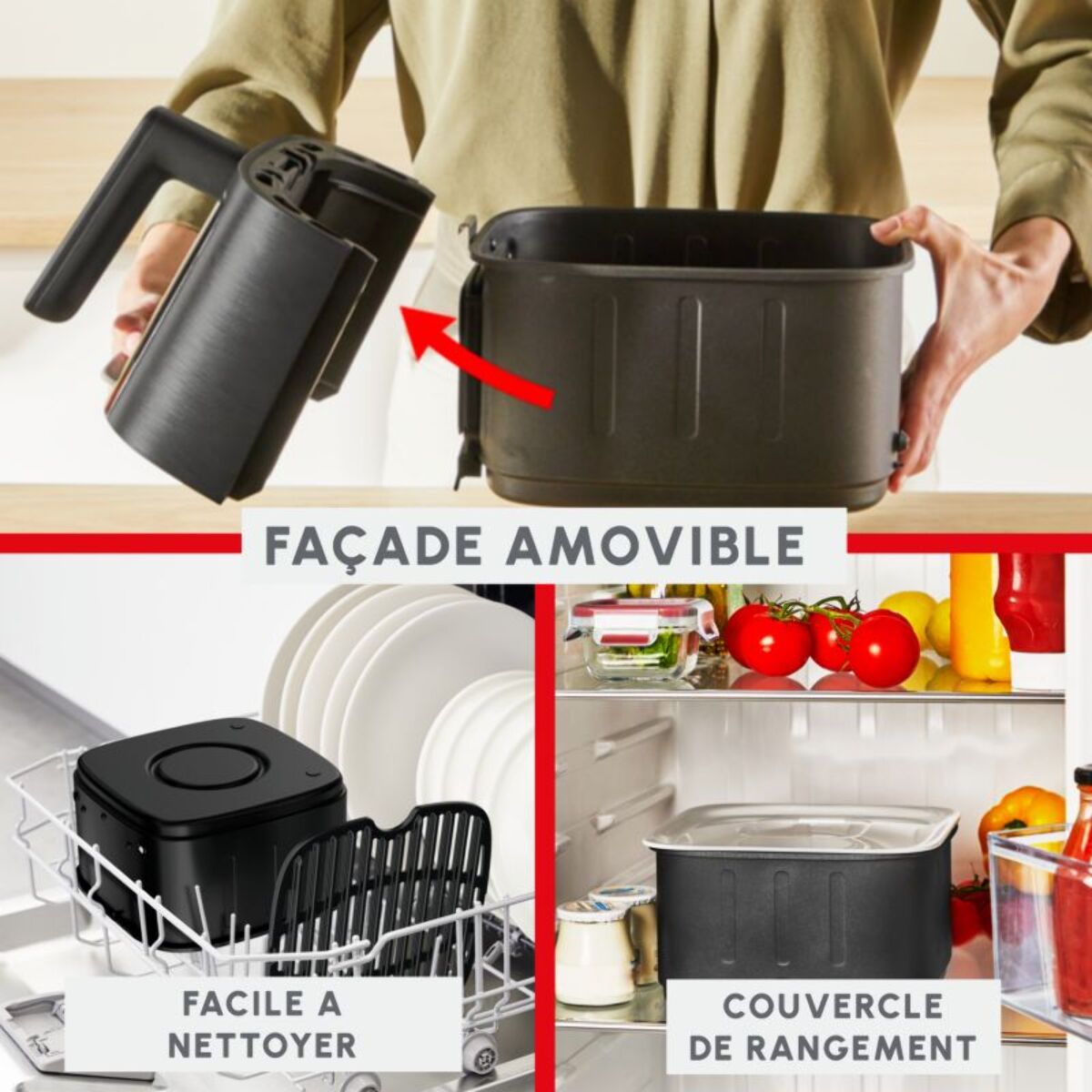 Friteuse sans huile MOULINEX Easy Fry Silence 5L  EZ5568F0