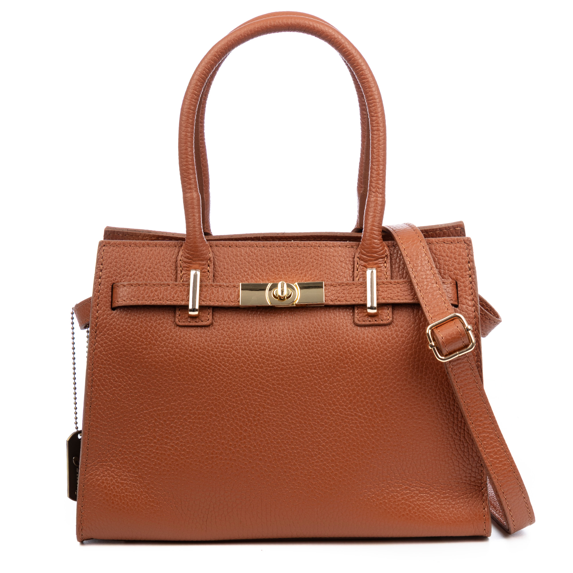 Banari bolso tote mujer. Piel auténtica acabado Dollaro.