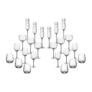 Set de verres complet STEN - 24 pièces