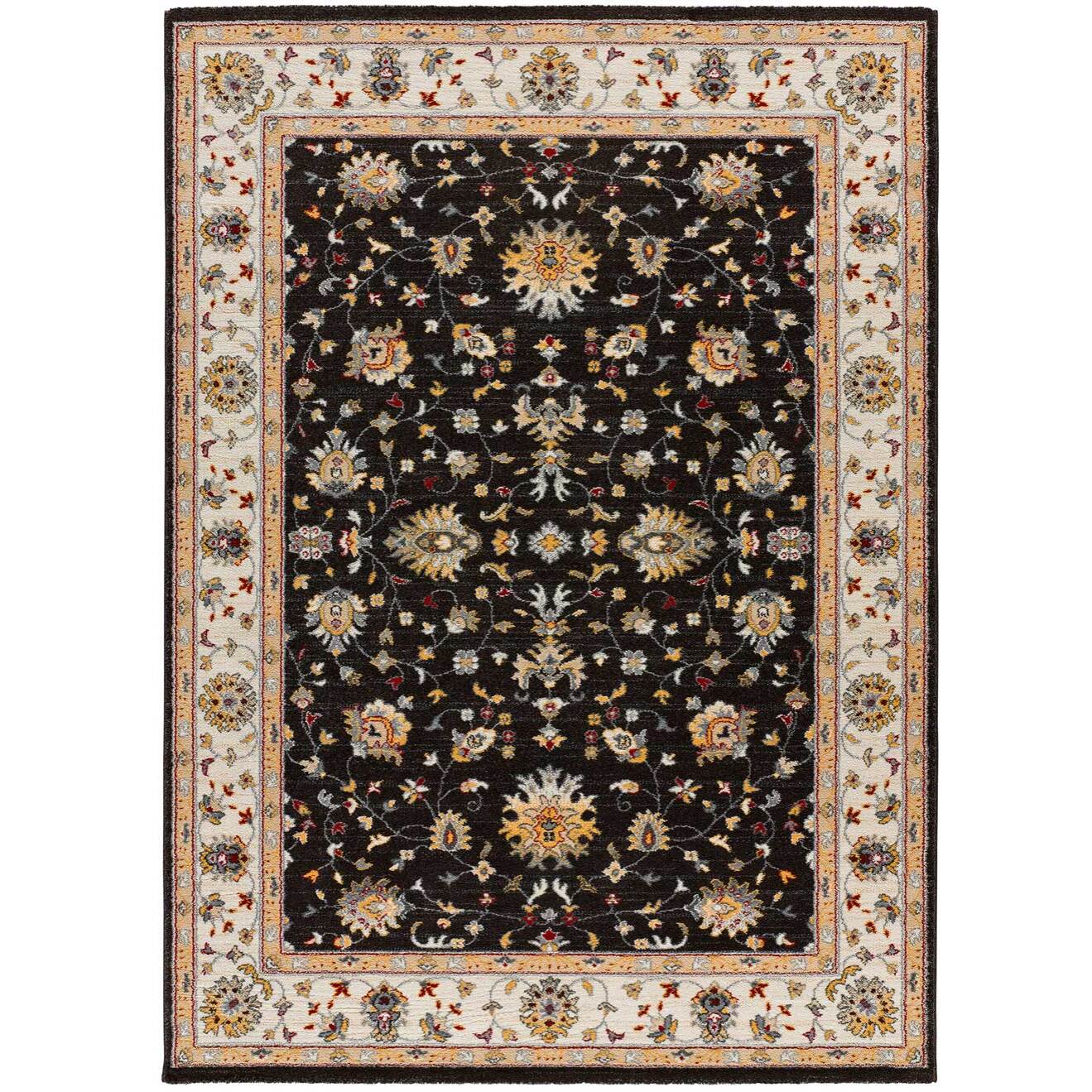 CLASSIC Alfombra estilo clásico de pelo corto en color antracita, varias medidas disponibles