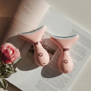 Escultor LED antiedad para cuello y mandíbula – Rosa