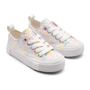 Zapatillas Bajas de Niña Estampado Multicolor