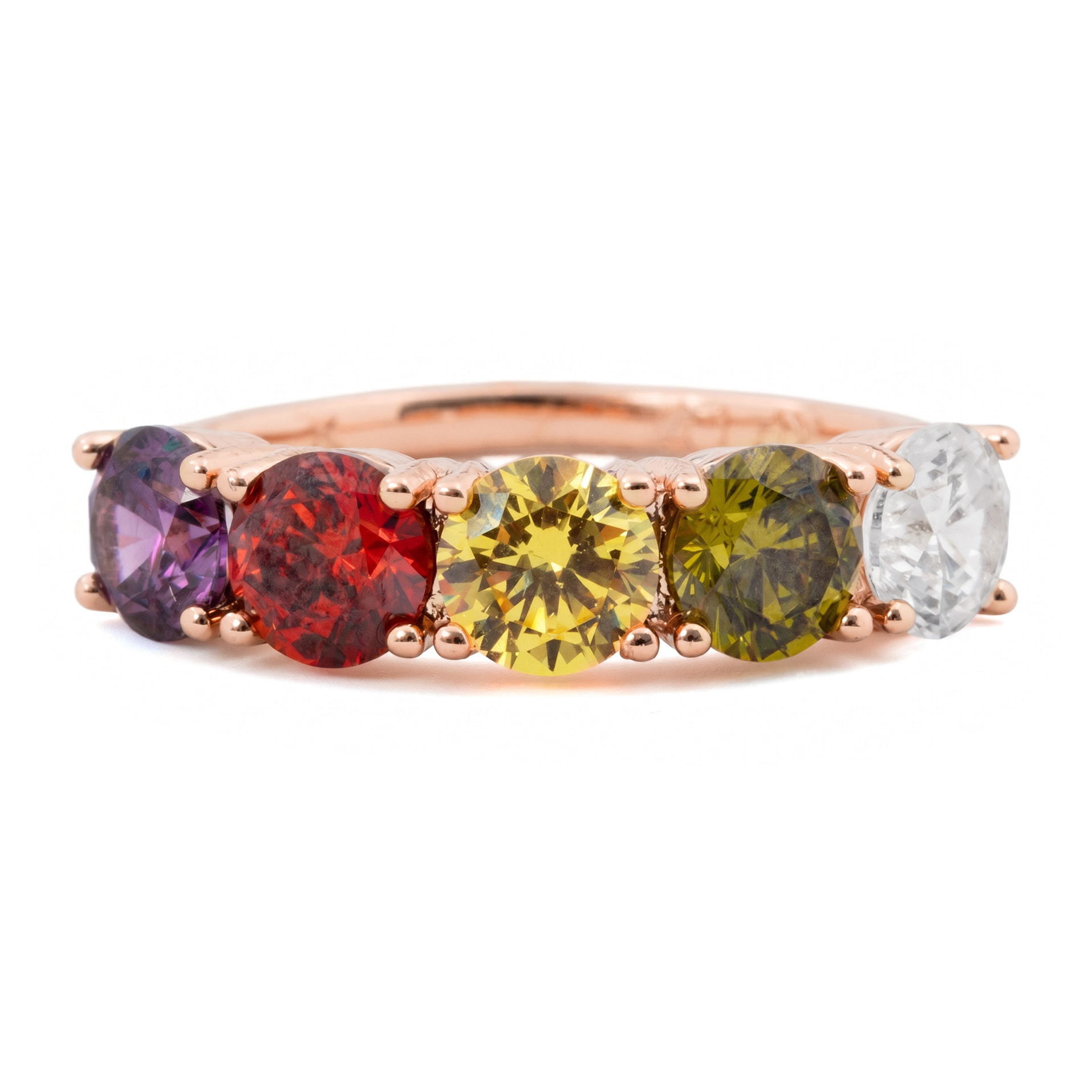 Anillo Mund acabado oro rosa 18k