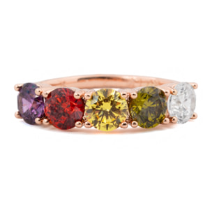 Anillo Mund acabado oro rosa 18k