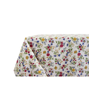 Tovaglia Cucina In 100% Cotone Made In Italy Disegno Mazzolino 140x140