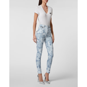 PHILIPP PLEIN Jegging de cintura alta