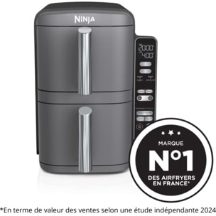 Friteuse sans huile NINJA Double Stack XL 9,5l  SL451EU