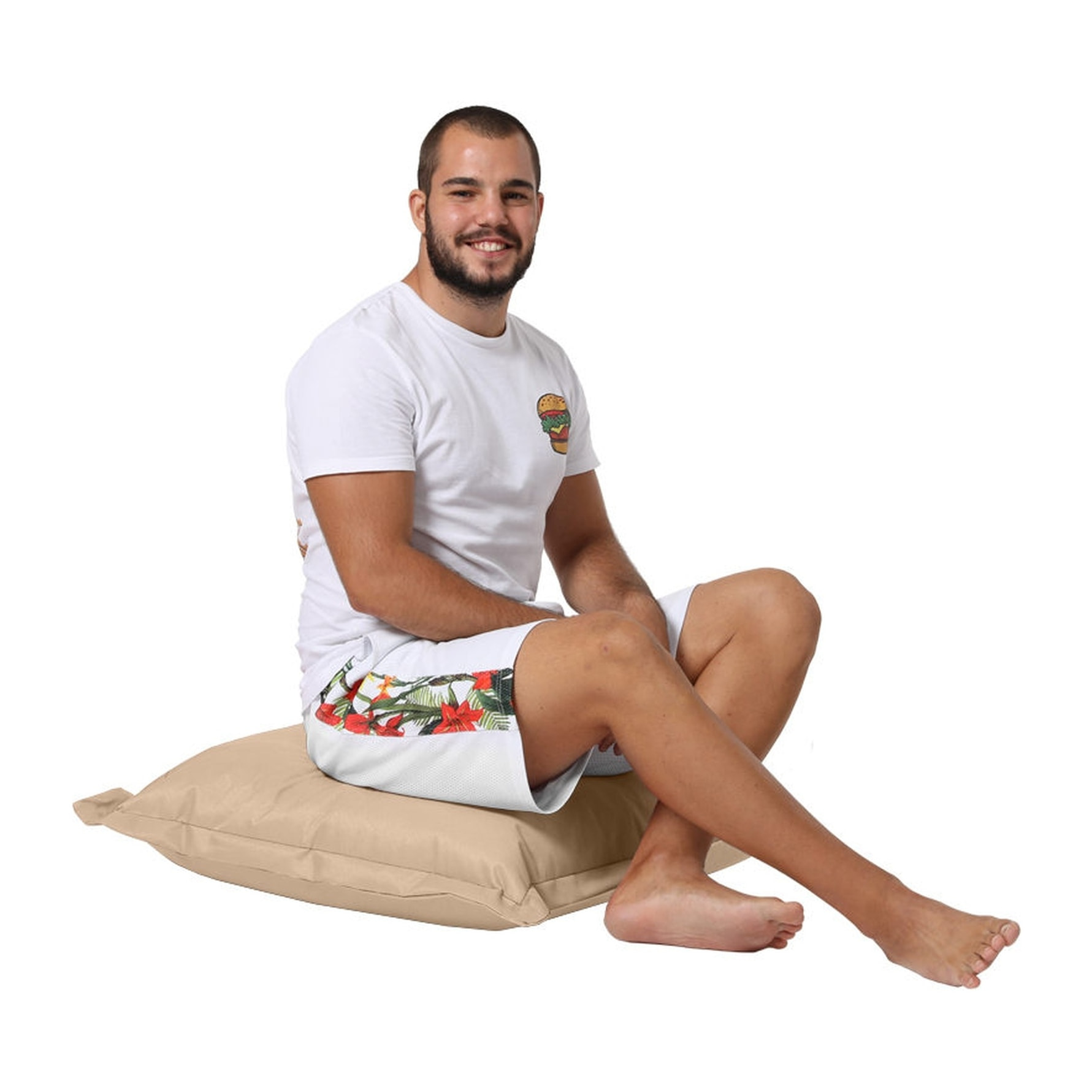 Cojín pouf 70x70 - visón