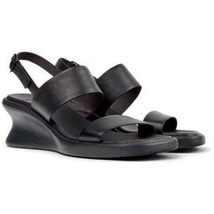 Sandalias - CAMPER Louise Sandal - Negro - Cuero liso