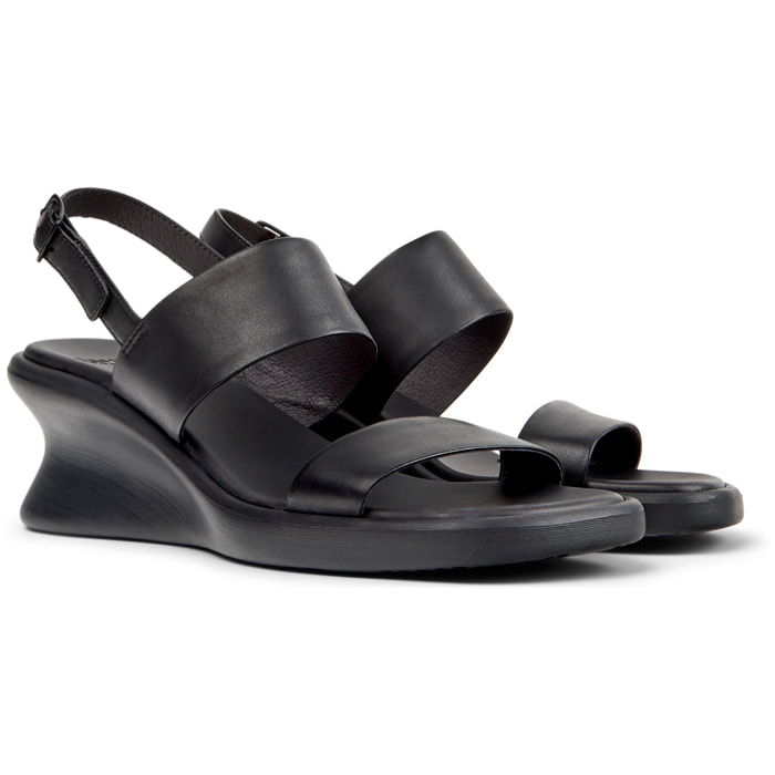 Sandalias - CAMPER Louise Sandal - Negro - Cuero liso