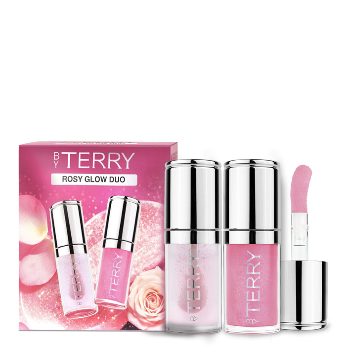 Rosy Glow Lip Duo - Coffret Baume de Rose Lip Oil Sérum 4.5ml + Baume de Rose Glow Gloss 5ml