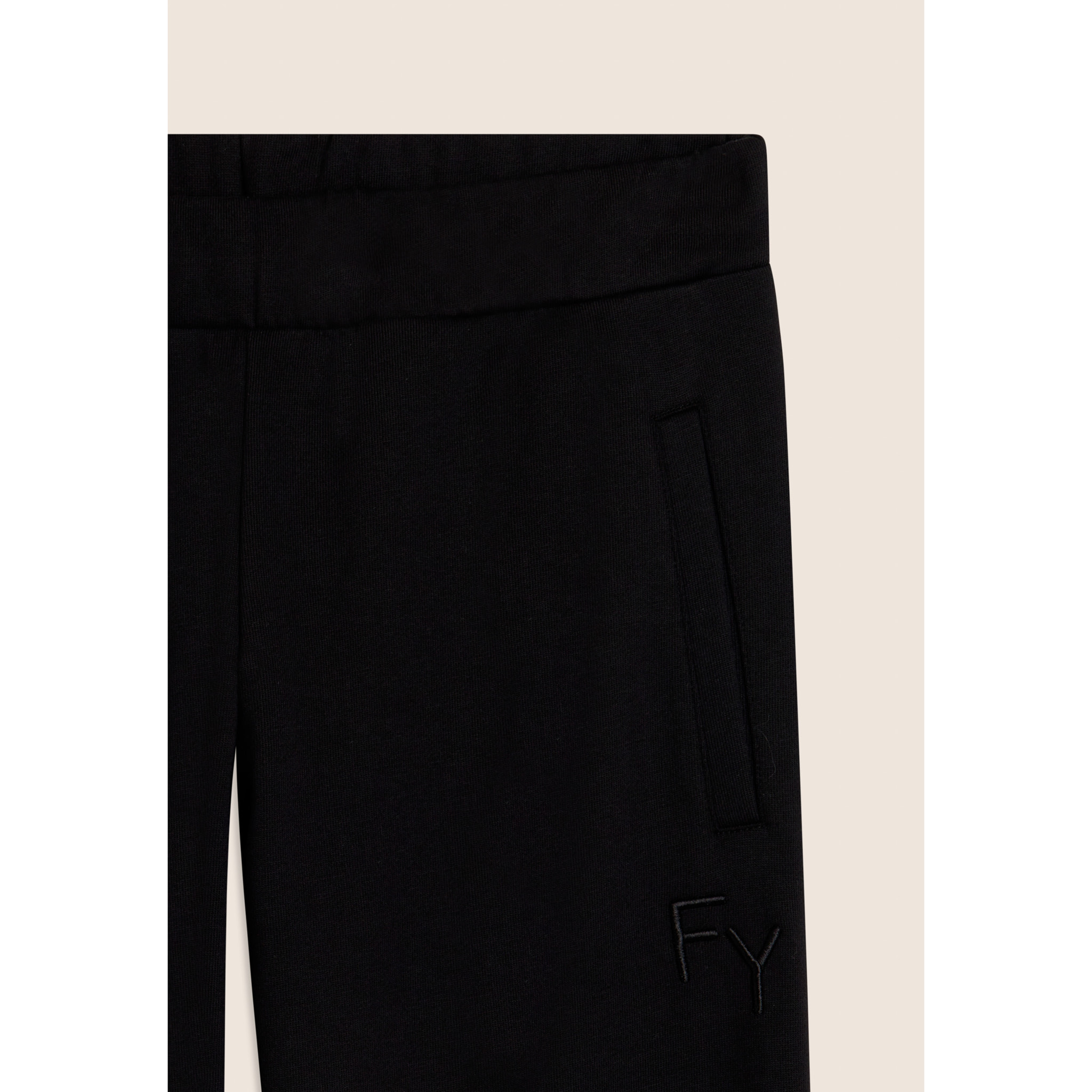 Pantaloni Sportivi Slim Fit con Coulisse e Dettagli Ricamati