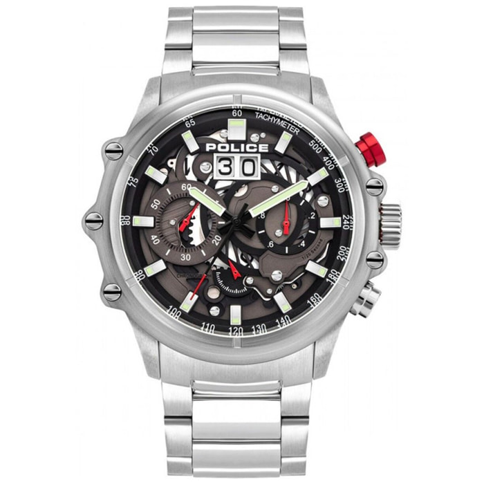 Reloj Police PL.16018JS-13M Hombre Analogico Cuarzo con Correa de Acero inoxidable
